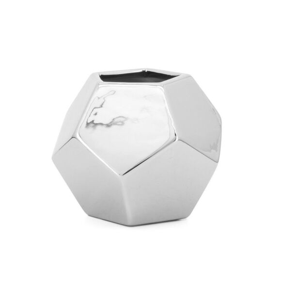 Torre & Tagus New Orion Ceramic Hexagon 5h" Vase - Picture 1 of 2